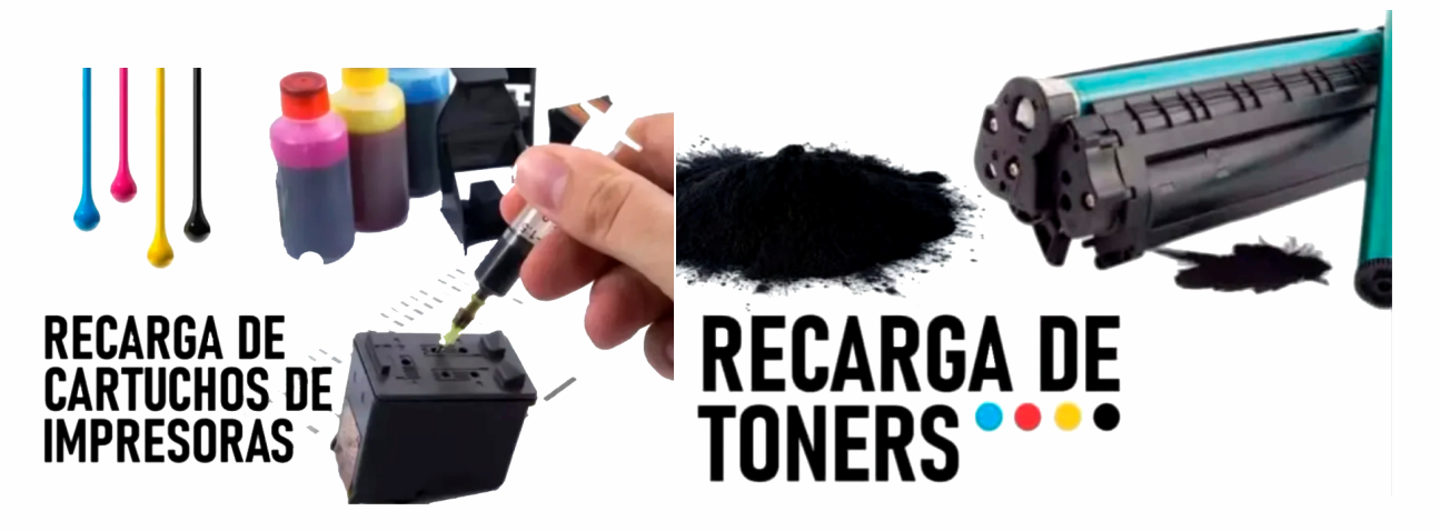 rellenado de cartucho de tinta para impresora 